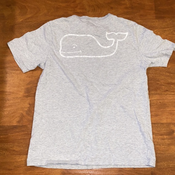 Vineyard Vines t shirt grey logo shirt sleeve - Picture 2 of 5